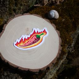 Neurospicy - Red Chili with Flames